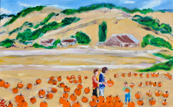 Picking a Pumpkin, Nicasio from Richard Fox