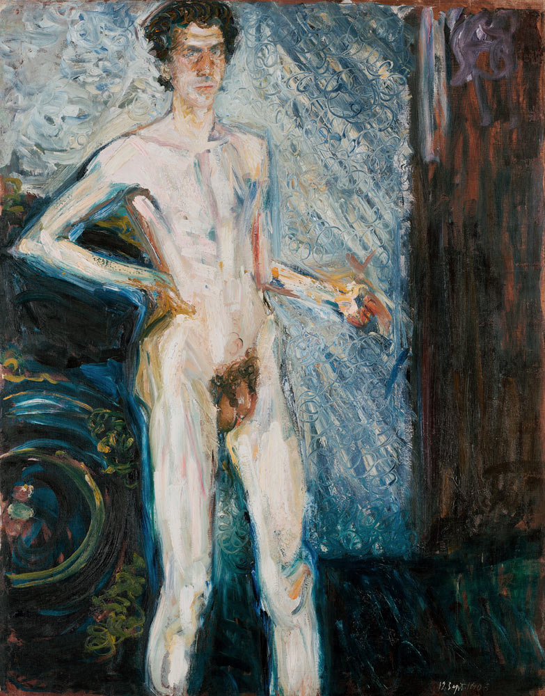 Nude Self-Portrait with Palette from Richard Gerstl