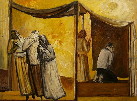 Abraham Praying (oil on canvas)  from Richard  Mcbee