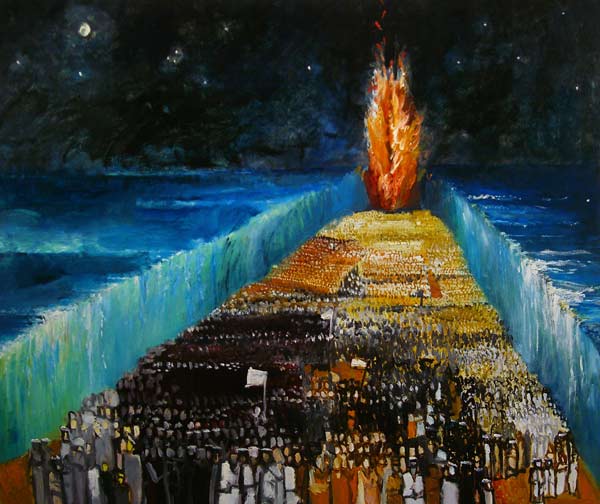 Exodus, 1999 (oil on canvas)  from Richard  Mcbee
