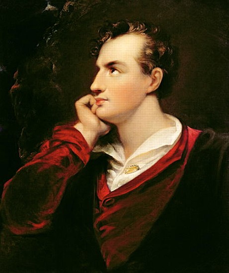 Portrait of George Gordon Byron (1788-1824) 6th Baron Byron from Richard Westall