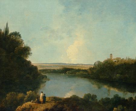 The Nemi Lake near Rome c.1760