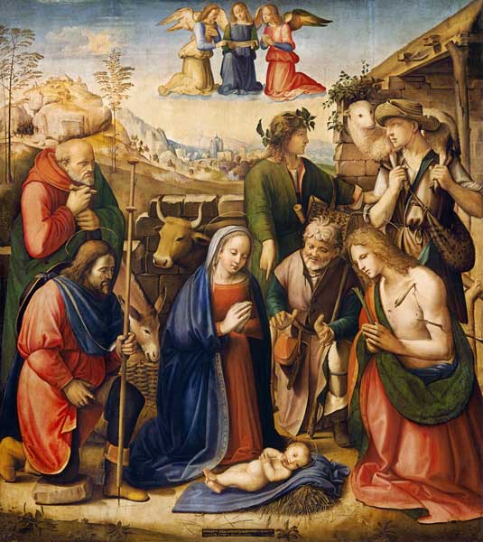 Adoration of the shepherds from Ridolfo Ghirlandaio