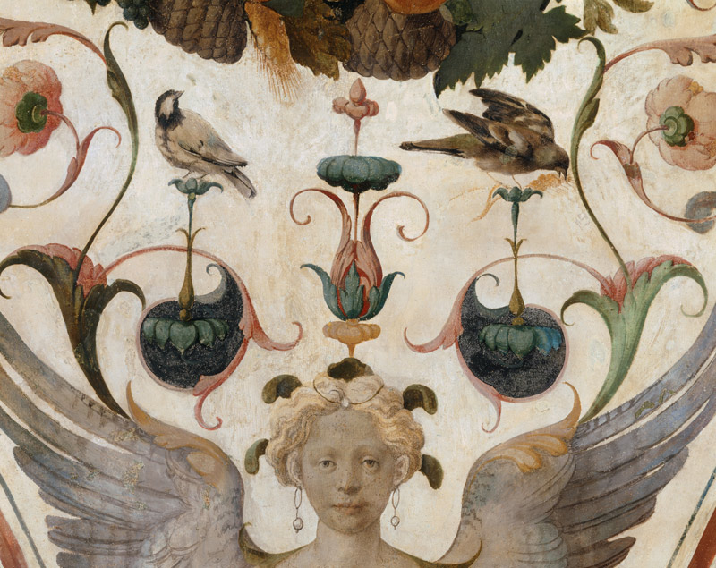 Ausschnitt aus der Deckenmalerei mit Grotesken from Ridolfo Ghirlandaio