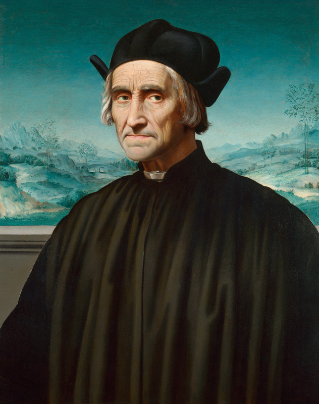 Portrait of Girolamo Benivieni (1453-1542) from Ridolfo Ghirlandaio