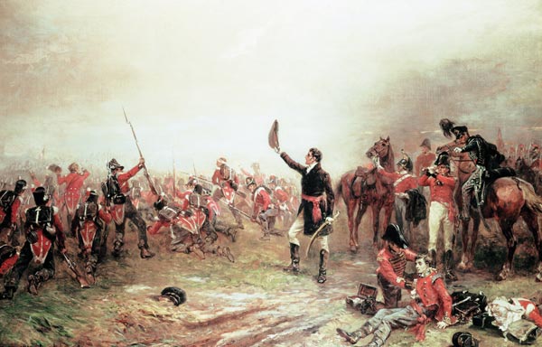 The Battle of Waterloo from Robert Alexander Hillingford