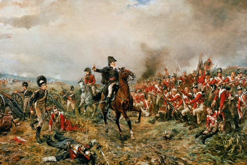 The Duke of Wellington at Waterloo from Robert Alexander Hillingford