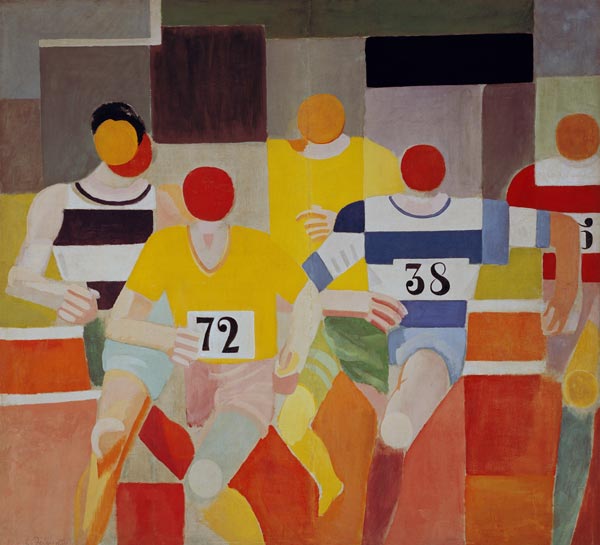 Le's Coureurs. from Robert Delaunay