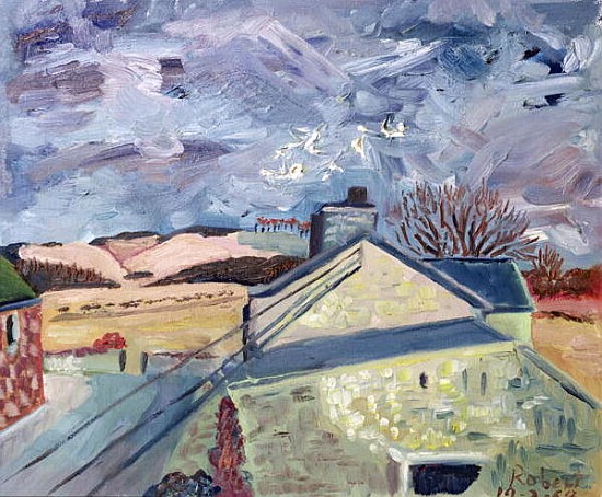Doves at High Barns, 1998 (oil on canvas)  from Robert  Hobhouse