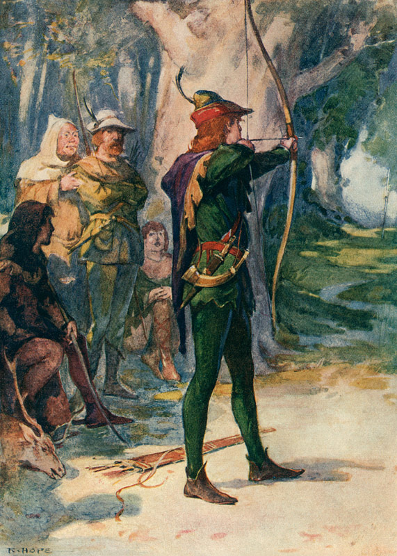 Robin Hood - Robert Hope as art print or hand painted oil.