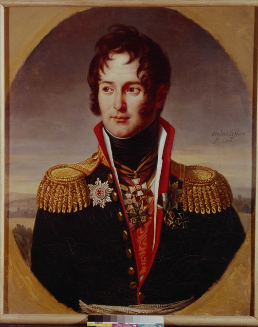 Portrait of Pyotr Alexandrovich Chicherin (1778-1848) from Robert Lefevre