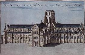 St. Paul's Cathedral before it was destroyed by the Fire of London from 'A Book of the Prospects of