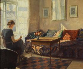 A Woman Reading at a Window, 1933