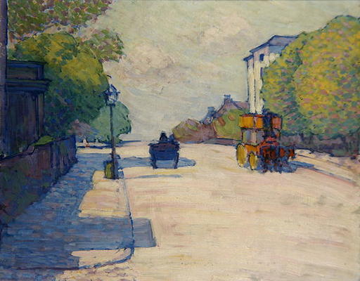 Adelaide Road in Sunlight, 1910 (oil on canvas) from Robert Polhill Bevan