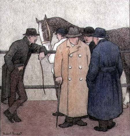 The Horse Dealers from Robert Polhill Bevan