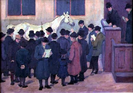 Horse Sale at the Barbican from Robert Polhill Bevan