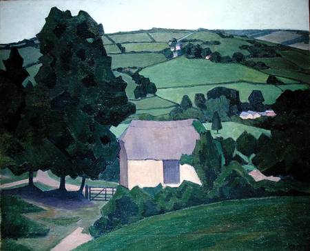 Landscape with Thatched Barn from Robert Polhill Bevan