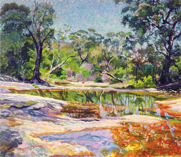 Wirreanda Creek, New South Wales, Australia (oil on canvas)  from Robert  Tyndall