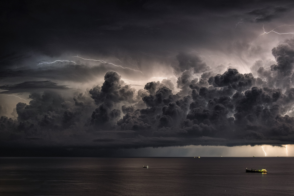Storm over the mediterranean sea from Roberto Zanleone