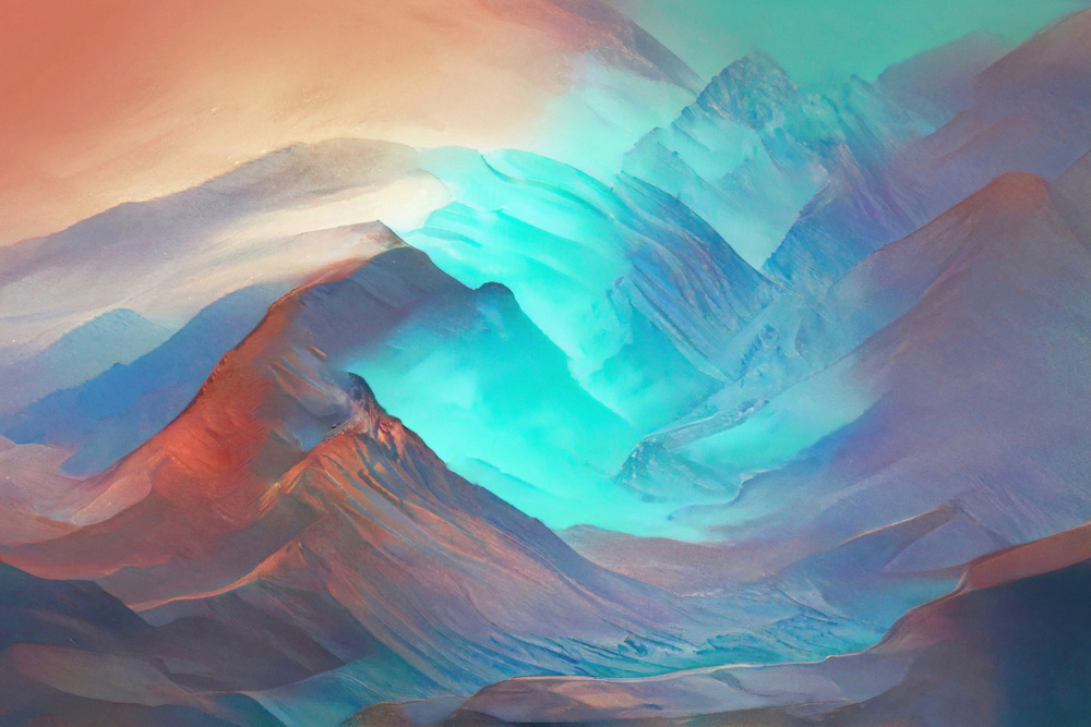 A Southwest mountain dreamscape from Robin Wechsler