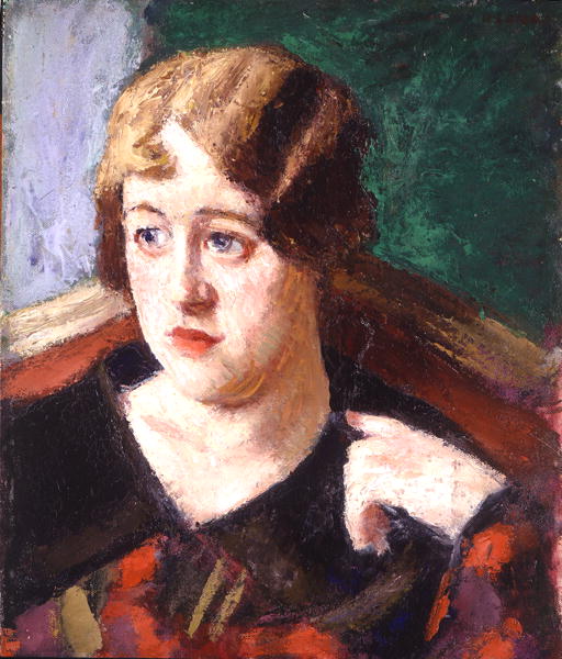 Head of an Irish Girl (oil on canvas)  from Roderic O'Conor