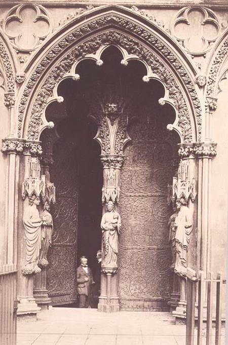 The West Porch, Litchfield Cathedral from Roger Fenton
