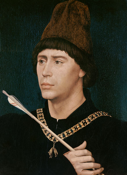 The tall bastard Anton of Burgundy. from Rogier van der Weyden