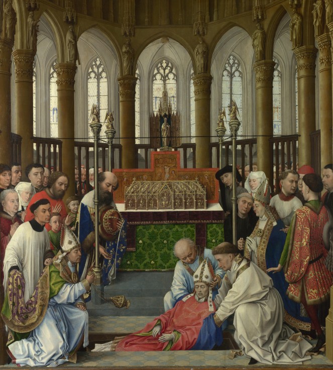 The Exhumation of Saint Hubert from Rogier van der Weyden