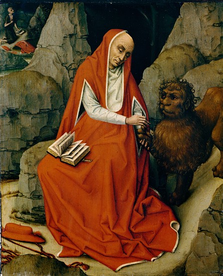 Saint Jerome in the Desert from Rogier van der Weyden