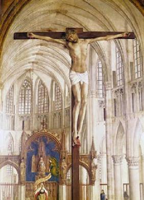 The Seven Sacraments Altarpiece, detail of Christ on the Cross