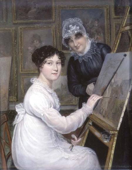 The Artist and her Mother from Rolinda Sharples