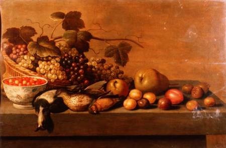 Still Life of Fruit and Game Birds from Roloef Koets