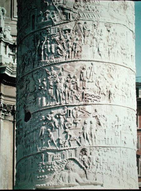 The Battle against the Dacians, detail from Trajan's Column from Roman