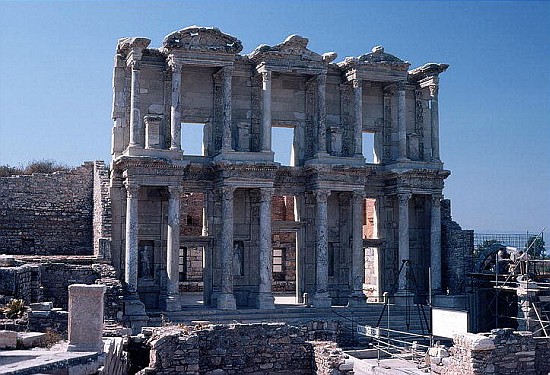 Celsus Library, built in AD 135 from Roman
