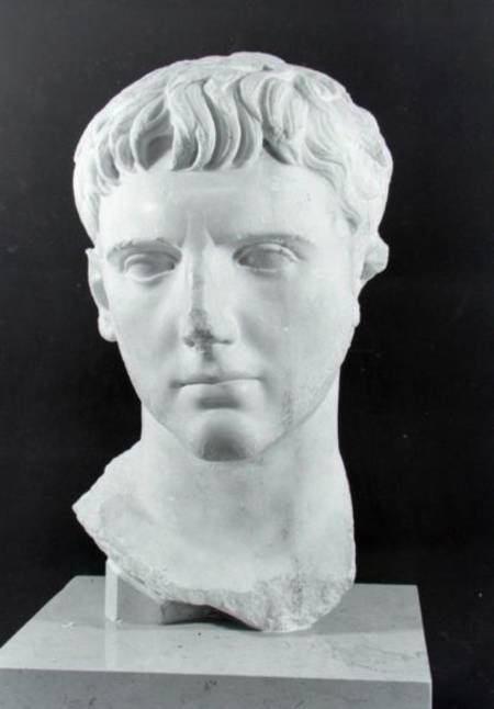 Head of Caesar Augustus (63 BC-14 AD) from Roman