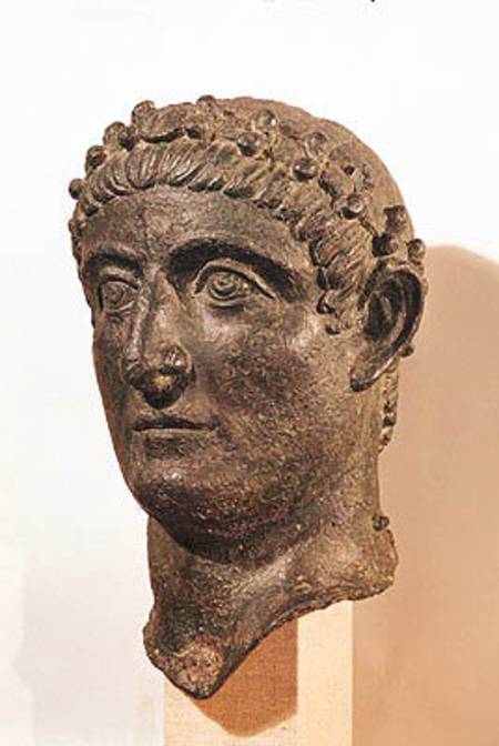 Head of Constantine the Great (c.274-337) from Roman