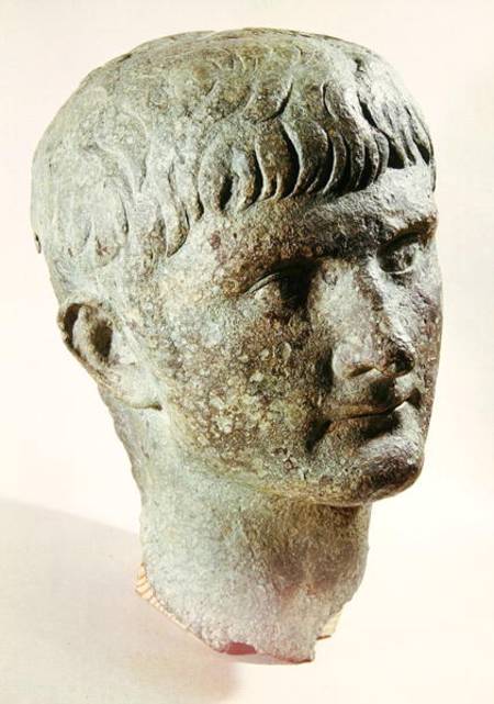 Head of Tiberius (42 BC-AD 37) from Roman