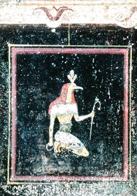 Thoth, detail from a tablinium decorated with Egyptian-style paintings from Roman