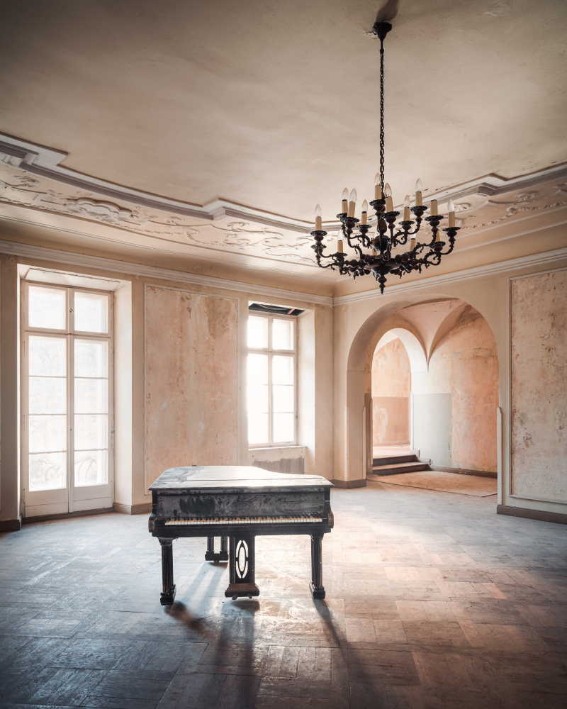 Piano in an Abandoned Castle from Roman Robroek