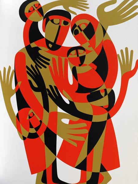 All Human Beings are Born Free and Equal in Dignity and Rights, 1998 (acrylic on board)  from Ron  Waddams