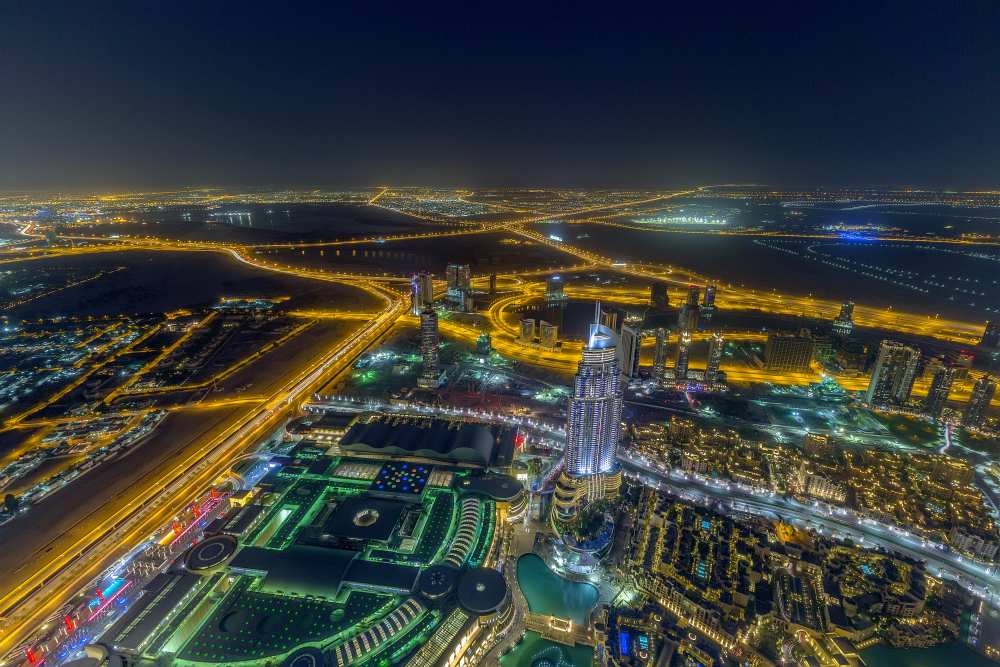 Night Shot at Dubai from Ronni Santoso