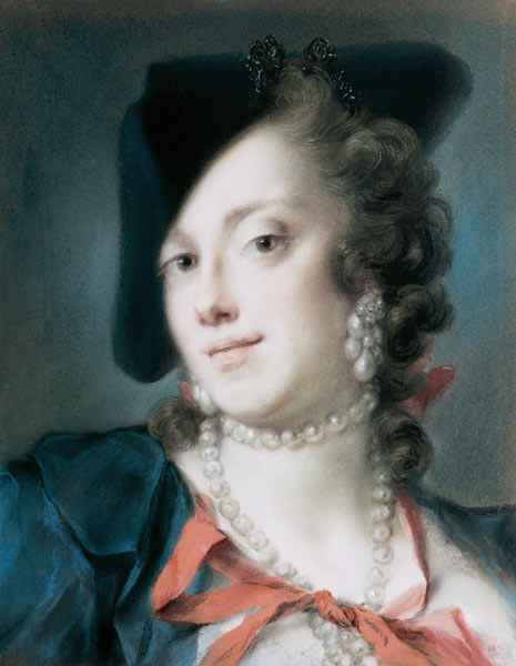 A Venetian Lady from the House of Barbarigo (Caterina Sagredo Barbarigo) from Rosalba Giovanna Carriera