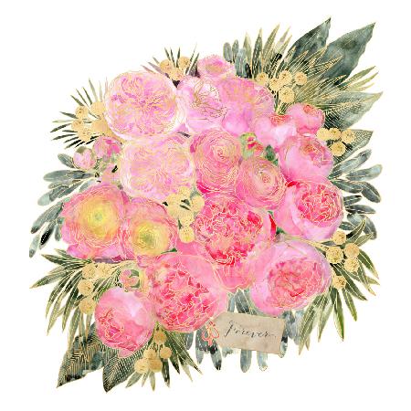 Forever Rekha bouquet in pink