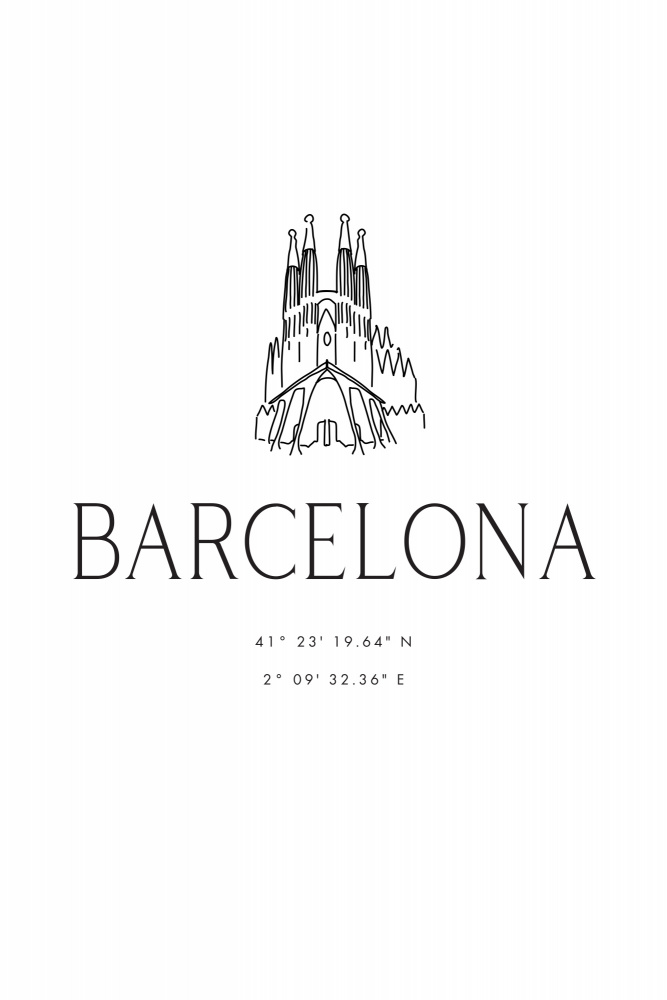 Barcelona city coordinates from Rosana Laiz Blursbyai