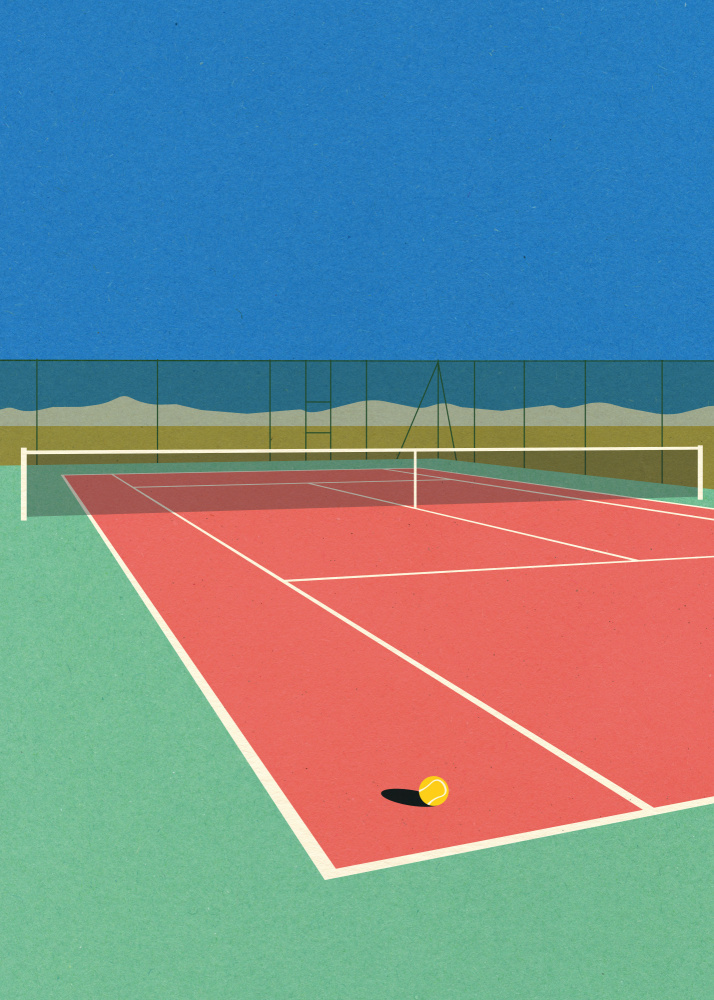 Tennis Court In the Desert from Rosi Feist