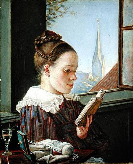 Minna Wasmann, the sister of the artist (1811-36) from Rudolf Friedrich Wasmann
