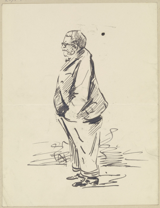 Profile of an elderly man from Rudolf Gudden