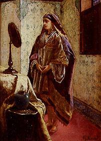 Arab in front of the mirror from Rudolph Ernst