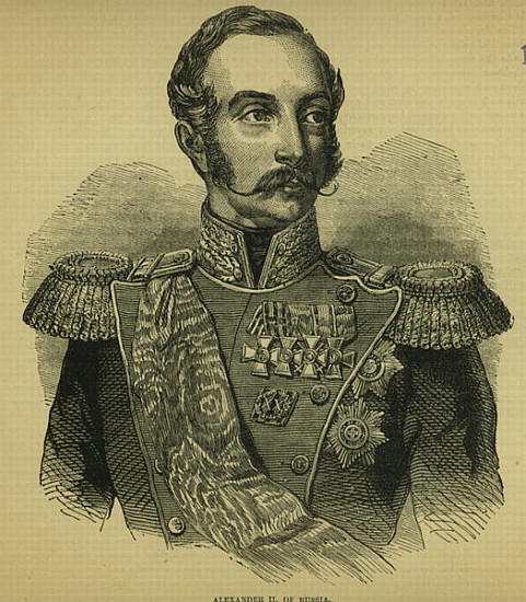 Alexander II (1818-81) of Russia from Russian School