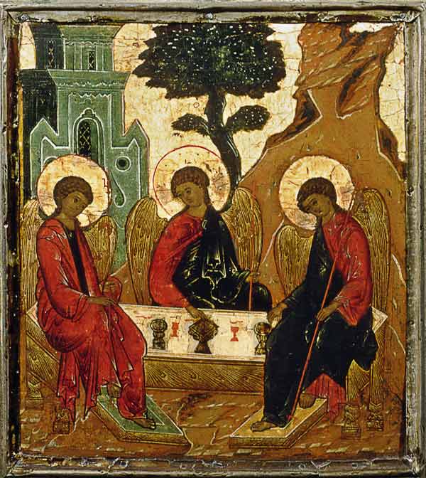 Old Testament Trinity from Russian School